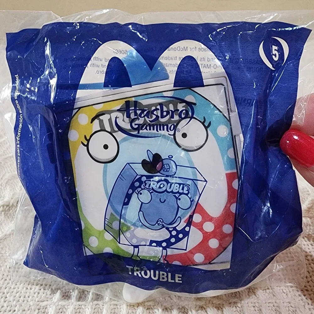 2020 Hasbro TROUBLE Mini Travel Game #5 McDonalds Happy Meal Toy - SEALED